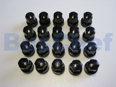 20 x Alu Aluminium Radmutter Radmuttern schwarz Porsche 911 914 924 928 944 993