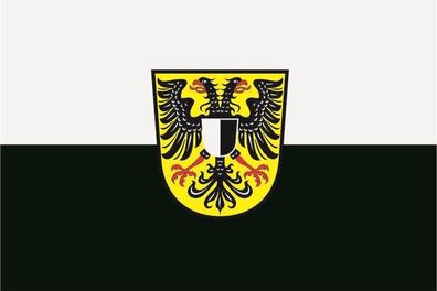 Aufkleber Fahne Flagge Friedberg (Hessen) in verschiedene Größen