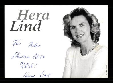 Hera Lind Schriftstellerin Autogrammkarte Original Signiert # BC 188299