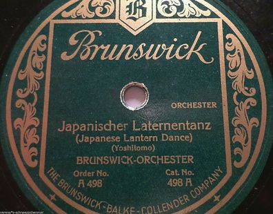 Brunswick-Orchester "Marionett´s Wedding Glide / Japanese Latern Dance" 1927 10"