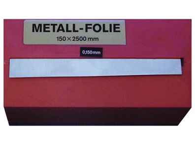RECORD 858836 Metallfolie Dicke 0,050 mm Stahl Länge 2500 mm Breite 150 mm