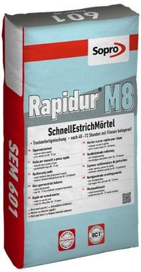 Sopro 601 Rapidur M8 SchnellEstrichMörtel 25kg