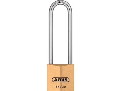 ABUS 2411 Zylindervorhangschloss 85/30HB65 Schlosskörperbreite 30 mm Messing ver