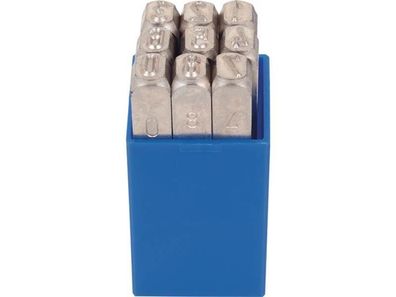 TURNUS 330-015 Schlagzahlensatz 330 9-teilig Zahlen 0 - 9 Schrifthöhe 15 mm in