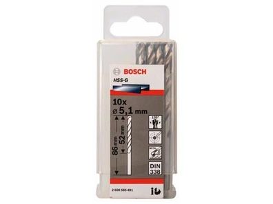 Bosch Metallbohrer HSS-G, DIN 338