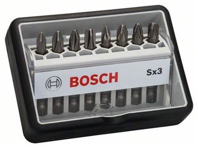 Bosch 8tlg. Robust Line Schrauberbit-Set Sx Extra-Hart