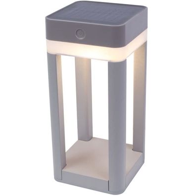 Eco-Light Wegeleuchte "Table Cube" Touch-Dimmer Solar 12x12x45 P9080-450-SI