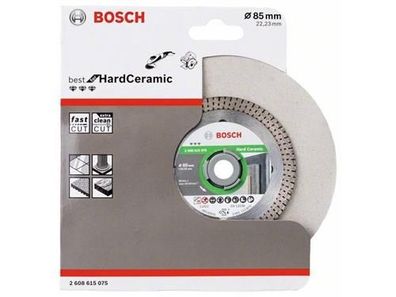 Bosch Diamanttrennscheibe Best for Hard Ceramic 85x22.23x1.4x7mm
