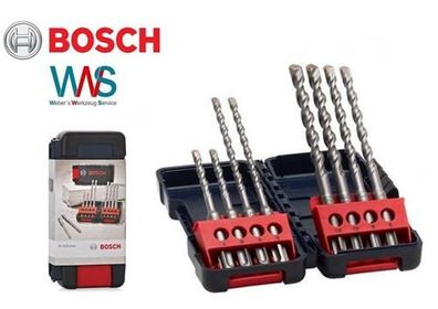 Bosch Bohrer 8tlg. Set SDS plus für Bohrhammer 6/8/10mm in Box