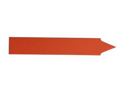 Pflanzetiketten Stecketiketten 10x1,6 cm orange PVC selber Beschriften Kräuter