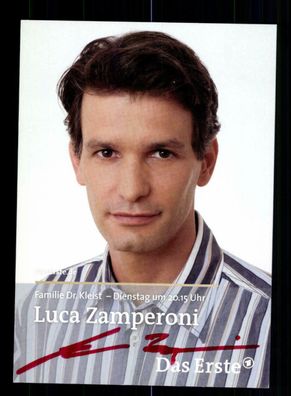 Luca Zamperoni Familie Dr. Kleist Autogrammkarte Original Signiert ## BC 185668