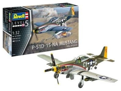Revell P-51 D Mustang P-51D late Version in 1:32 Revell 03838 Bausatz
