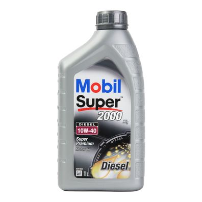Mobil 1 Super 2000 Diesel Premium Öl 10W40 1L MotorÖl 150640 Kanister 10W40