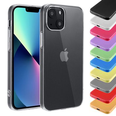 Ultra Slim Case iPhone 13 mini 5,4 Matt Clear Schutz Hülle Skin Cover Etui Folie
