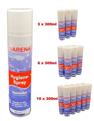 12x Hygienespray je 300ml Desinfektion Desinfektionsmittel Reiniger NEU 5,55€/ L