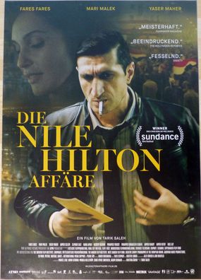 Die Nile Hilton Affäre - Original Kinoplakat A1 - Fares Fares - Filmposter