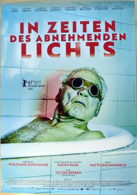In Zeiten des abnehmenden Lichts - Original Kinoplakat A0 - Bruno Ganz - Filmposter
