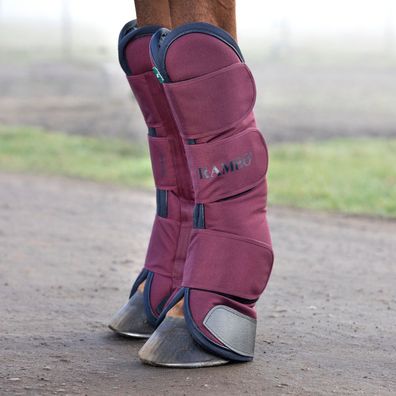 Horseware Rambo Travel Boots - Burgundy - Gamaschen