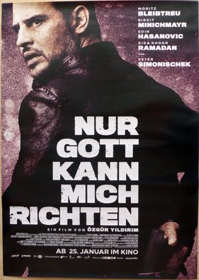 Nur Gott kann mich richten - Original Kinoplakat A1 - Moritz Bleibtreu - Filmposter
