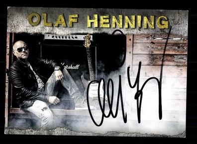 Olaf Henning Autogrammkarte Original Signiert ## BC 187387