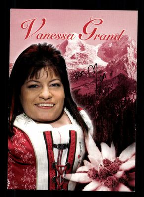 Vanessa Grand Autogrammkarte Original Signiert ## BC 187663