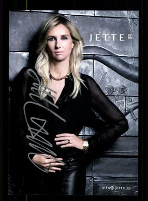 Jette Joop Modedesignerin Autogrammkarte Original Signiert # BC 188259