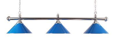 Poollampe mit 3 Schirme Blau
