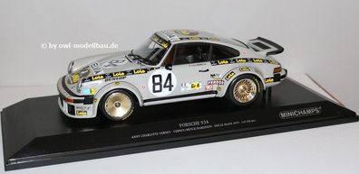 Minichamps - Porsche 934 #84 - 24H Le Mans 1979 - Verney/ Metege/ Bardino. 1:18