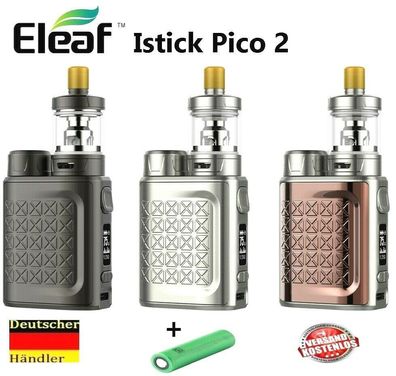 Eleaf iStick Pico 2 75W Kit Full Set Z Nano Sub ohm Tank inkl. Akku Pico II