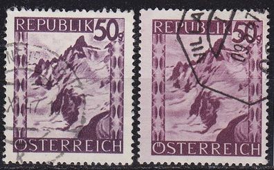 Österreich Austria [1945] MiNr 0761 a, b ( O/ used ) [01]