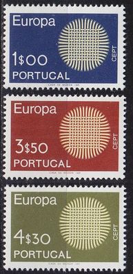 Portugal [1970] MiNr 1092-94 ( * * / mnh ) CEPT