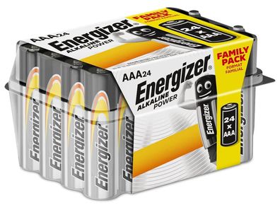 Energizer Alkaline Power Micro AAA Batterie Box 24 Stück