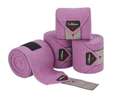 LeMieux Luxury Polo Bandagen Fleece, Lavender, 4er Set