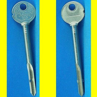 Börkey Kreuzbart - Schlüssel 342 - Rohling 100 mm lang - für BKS