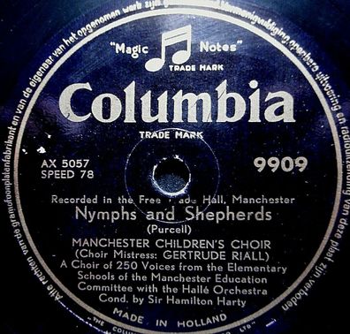Hamilton Harty & Children`s Choir "Nymphs and Sheperds / Hänsel and Gretel" 1930