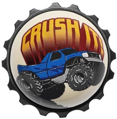 Electra Fahrraddrehklingel "Crush it!", Revolver Bell, Monster Truck