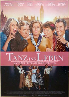 Tanz ins Leben - Original Kinoplakat A1 - Imelda Staunton, Timothy Spall - Filmposter