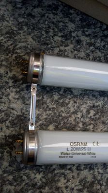ST111 Starter + Osram L 20w/25 U Weiss-Universal-White Made in Italy z858 U-Form