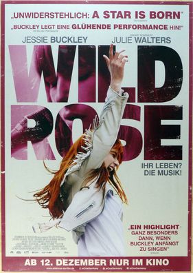 Wild Rose - Original Kinoplakat A1 - Jessie Buckley - Filmposter
