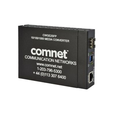 CWGE2SFP Comnet, Medienkonverter, SFP, Gigabit, Mini, EU Stecker