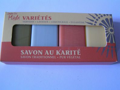 Le Cadeau - Gästeseifen Variétés, Savon du Midi, 4 * 20 g