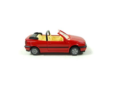 Sondermodell VW Volkswagen Golf 3 Cabrio rot mit Telefonkarte, Wiking H0 Nr. 3269