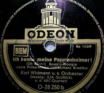 Ilja Glusgal "Ich kenne meine Pappenheimer / ... nur Beine von Dolores" Odeon