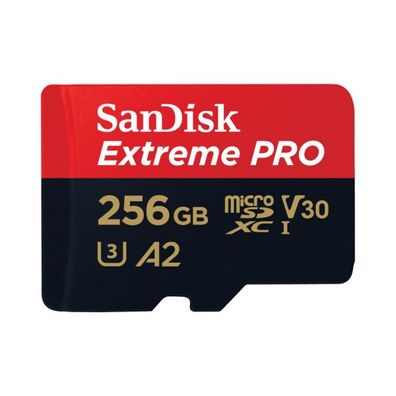 Microsdxc Extreme PRO 256GB Sandisk, microSDXC 256GB Speicherkarte, Class 10, U3,