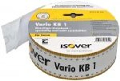Isover Vario KB 1 40 m x 60 mm einseitiges Klebeband für Überlappungen im Innenr