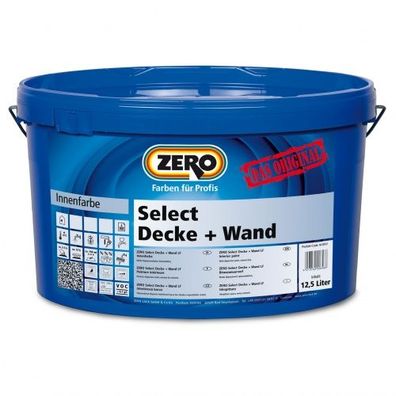 ZERO Select Decke + Wand LF weiß