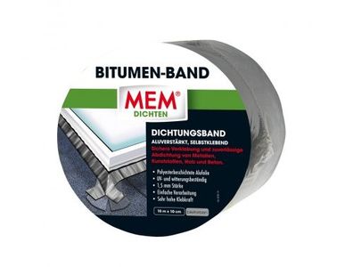 MEM Bitumen-Band 10m x 10cm blei
