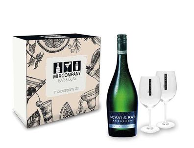 Scavi & Ray Geschenkset - Scavi & Ray Prosecco Frizzante 0,75l (10,5% Vol) + 2x