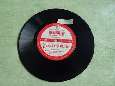 Single Das bunte Bilderbuch mit Schallplatte Bastei Wunderland Nr 3 Hänsel und Gretel