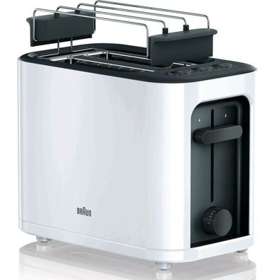 BRAUN Toaster 2 Scheiben HT 3010 WH weiß